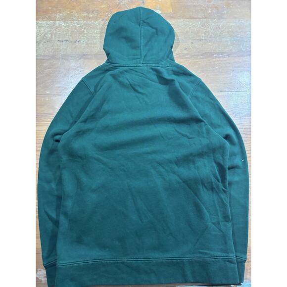 Under Armour ColdGear Hoodie Green Fleece Lined Loose Fit Men’s Small - Picture 5 of 6